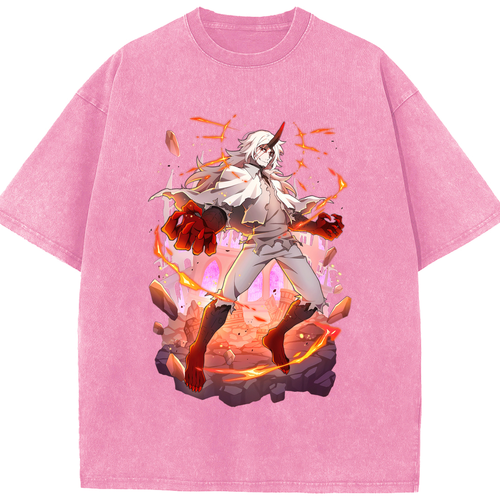 （画像用） 文豪ストレイドッグス Bungo Stray Dogs 綿100% ヴィンテージ風 半袖Tシャツ（フロントプリント）